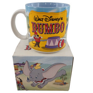 Vintage Dumbo Coffee Mug Walt Disney Classic Cup Timothy Q Mouse w/ Box